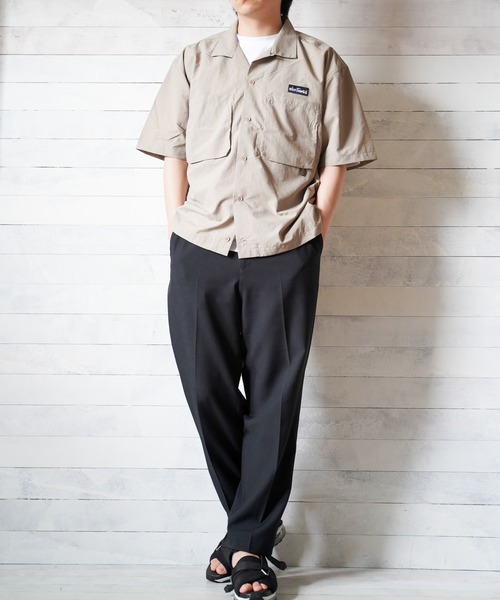 ブラウス シャツ /WILD THINGS/S/S CAMP SHIRT レディース メンズ WILD THINGS シャツ 「WILDTHINGS / ワイルドシングス」 SUPPLEX