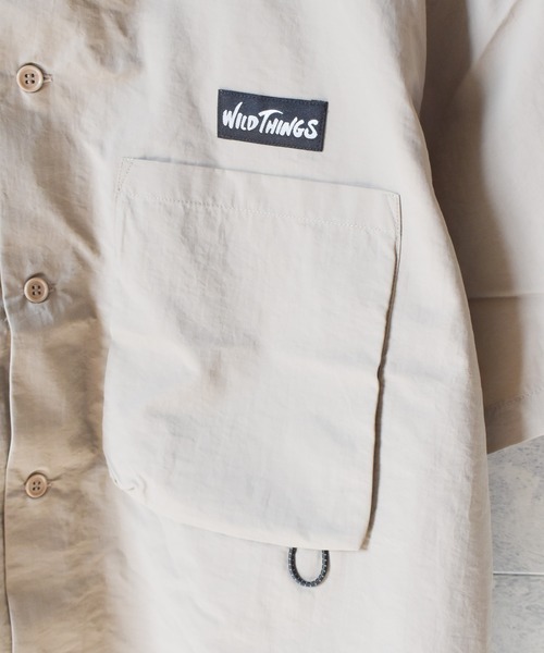 WILD THINGS ブラウス シャツ /WILD THINGS/S/S CAMP SHIRT