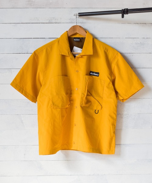 WILD THINGS ブラウス シャツ /WILD THINGS/S/S CAMP SHIRT