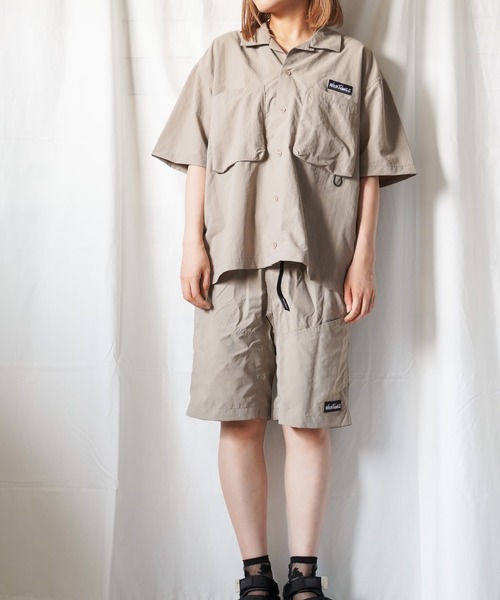 ブラウス シャツ /WILD THINGS/S/S CAMP SHIRT レディース メンズ WILD THINGS ブラウス シャツ /WILD THINGS/S/S CAMP SHIRT