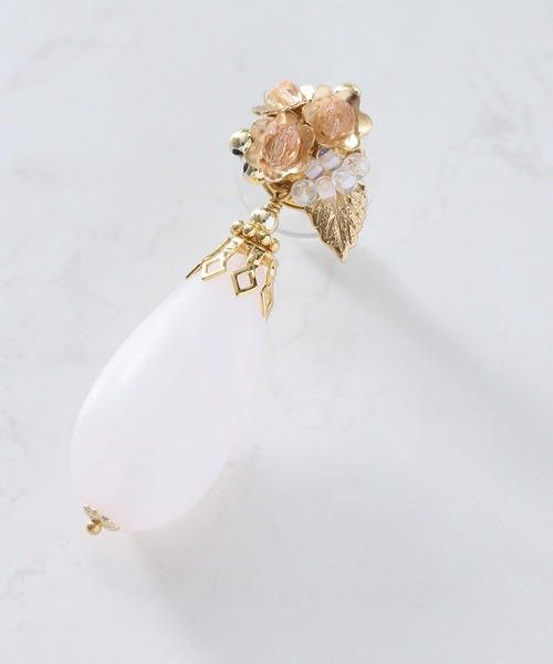 低価特価 ピアス Soir フラワー×ピンクドロップ ピアス ZOZOTOWN PayPayモール店 - 通販 - PayPayモール 得価在庫あ