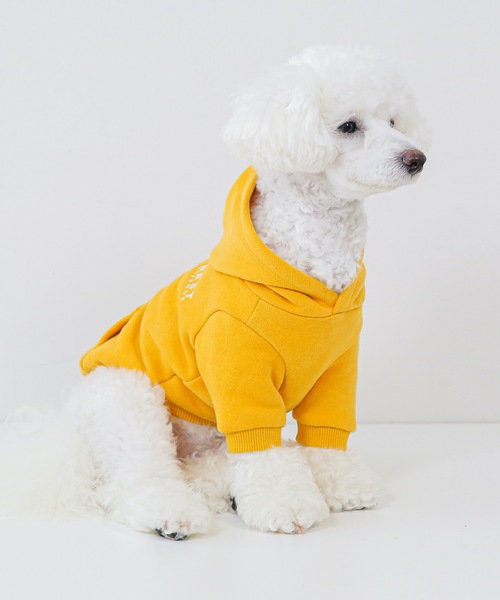 犬 服 Best Friends ベストフレンズ: ロゴ刺繍裏起毛パーカー