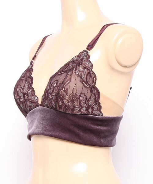 ANNEBRA（アンブラ） ブラジャー Velvet2 レース×ベロアブラレット