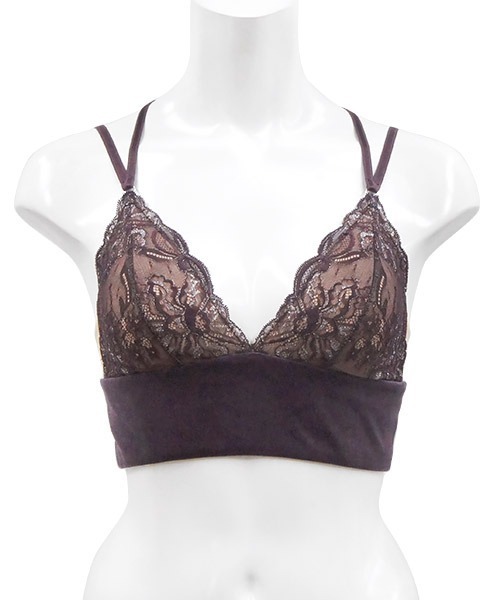 ANNEBRA（アンブラ） ブラジャー Velvet2 レース×ベロアブラレット