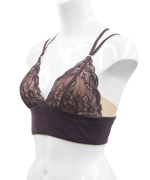 ANNEBRA（アンブラ） ブラジャー Velvet2 レース×ベロアブラレット
