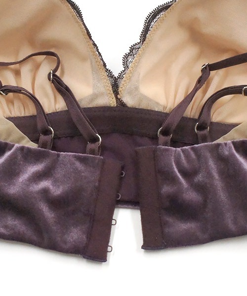 ANNEBRA（アンブラ） ブラジャー Velvet2 レース×ベロアブラレット