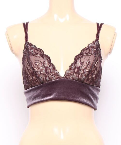 ANNEBRA（アンブラ） ブラジャー Velvet2 レース×ベロアブラレット