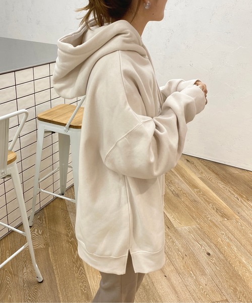apres jour パーカー ロゴ刺繍フーディー【ZOZOTOWN限定アイテム
