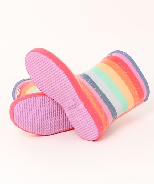 HUNTER（ハンター） 長靴 レインブーツ KIDS FIRST CLASSIC RAINBOW