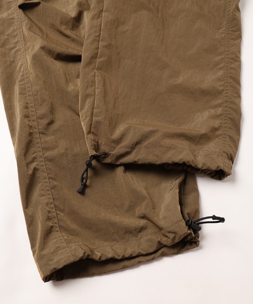 パンツ leather parachute pants Wool Nylon poplin parachute pants – 08sircus