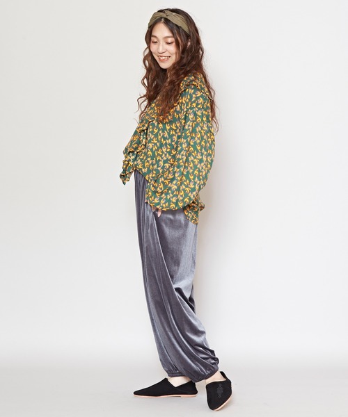 チャイハネ パンツ 「チャイハネ」ジャスロハーレムパンツ