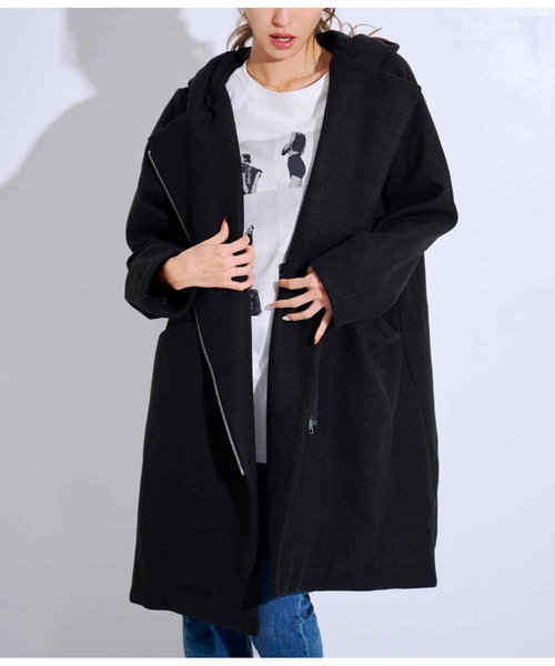 LATINA（ラティーナ） トレンチコート コート ウールタッチフーディー