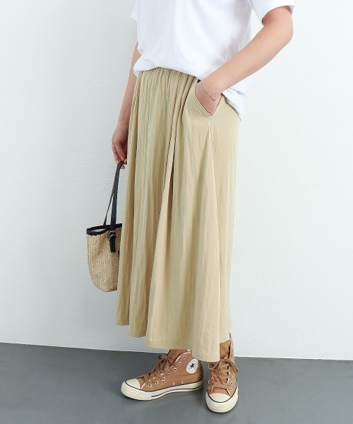 ●SWIMCITY●Whisper maxi スカート★韓国の人気 ★日本未入荷 10th ] Whisper maxi skirt : SWIMCITY