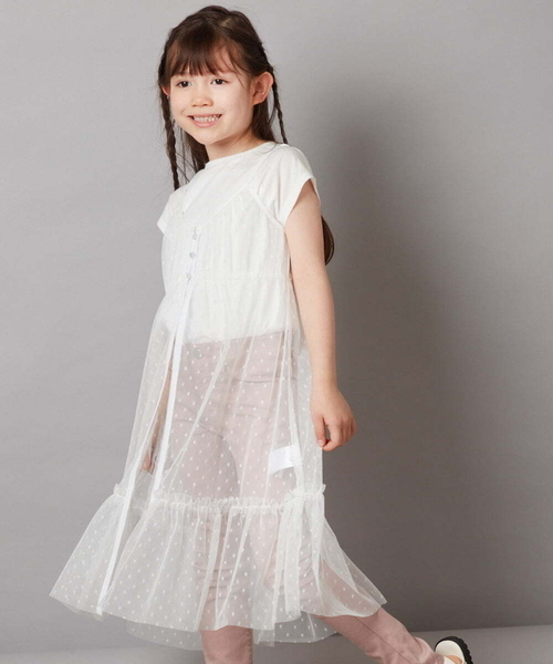 a.v.v tシャツ 「140-150」「2点セット」チュールキャミワンピ