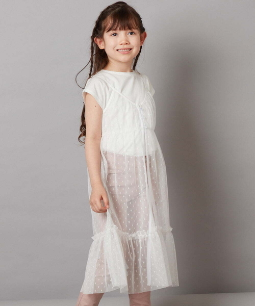 a.v.v tシャツ 「140-150」「2点セット」チュールキャミワンピ