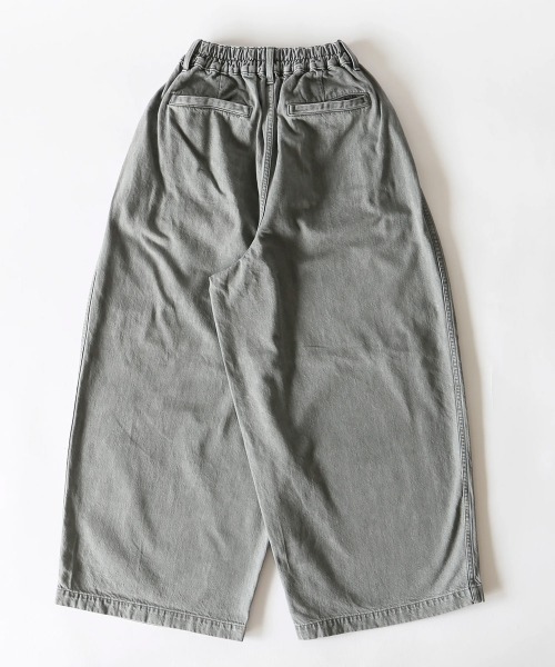 パンツ HARVESTY/BLACK DENIM CIRCUS BAGGY GRY HARVESTY Women's pants Black Denim Circus Pants 10oz Denim