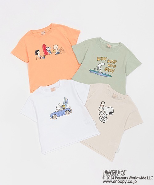 tシャツ Tシャツ 「Re:Yarn」スヌーピーTシャツ キッズ : 83634859 
