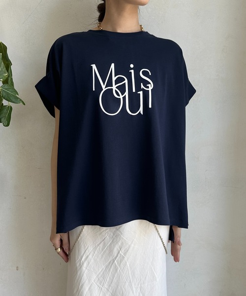 DouDou（ドゥドゥ） tシャツ 半袖 「WEB限定」ロゴミックスフロッキー