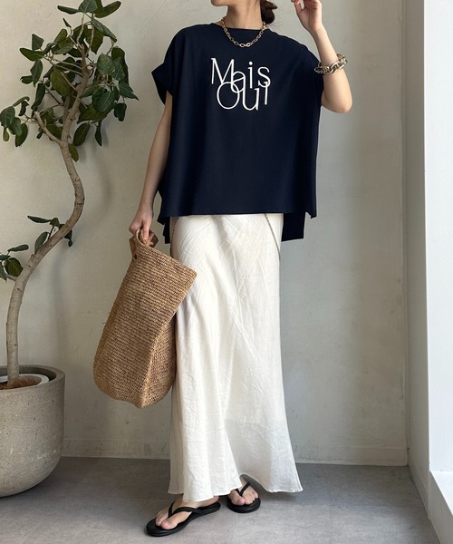 DouDou（ドゥドゥ） tシャツ 半袖 「WEB限定」ロゴミックスフロッキー