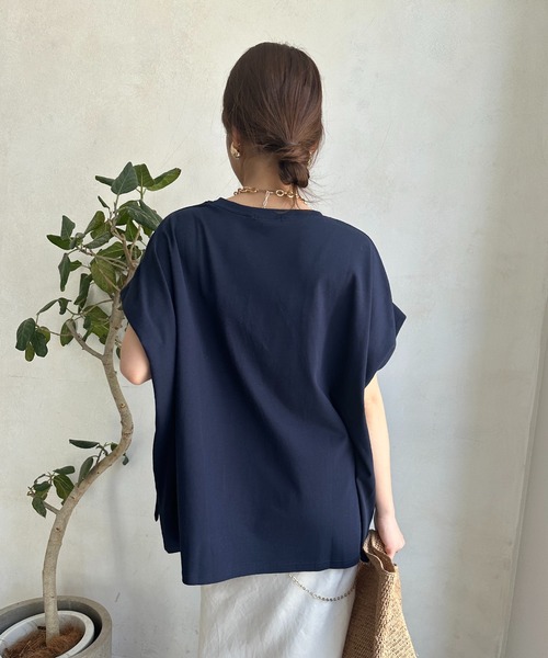 DouDou（ドゥドゥ） tシャツ 半袖 「WEB限定」ロゴミックスフロッキー