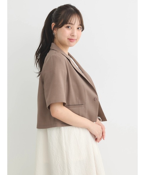 earth music&ecology コート アウター ショートジャケット
