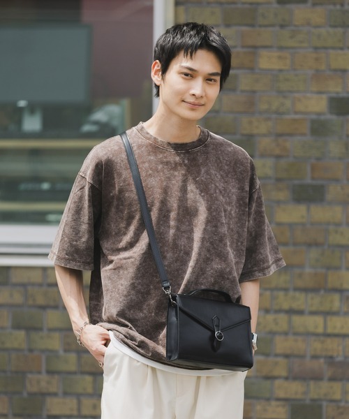 JSB ショルダーバッグ RAGEBLUE ショルダーバッグ シンセティックレザー/2WAYフラップ