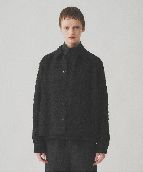 Juha（ユハ） ブルゾン アウター RIBBON BORDER SHORT JACKET メンズ
