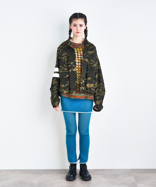 ミリタリージャケット モッズコート ヴィンテージライク レディース