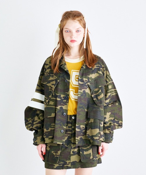 ミリタリージャケット モッズコート ヴィンテージライク レディース