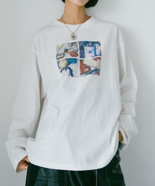 giabs ARCHIVIO Tシャツ GRT/L 長袖 ロンT sahara tシャツ Tシャツ Graphic Long Tee/グラフィックロングT