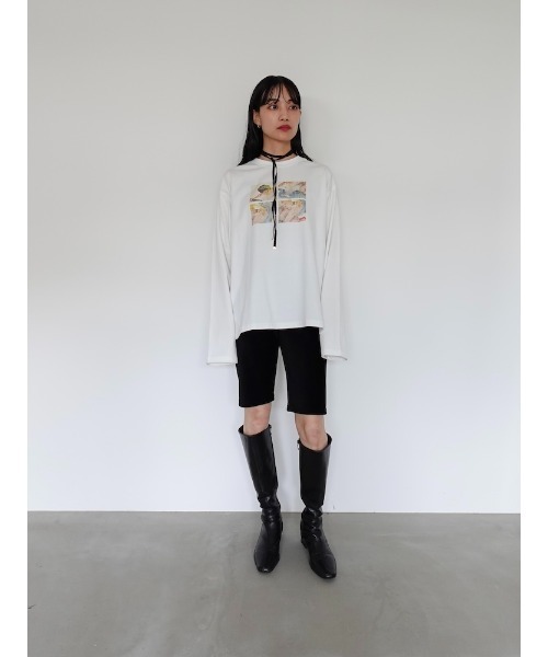 sahara tシャツ Tシャツ Graphic Long Tee/グラフィックロングT