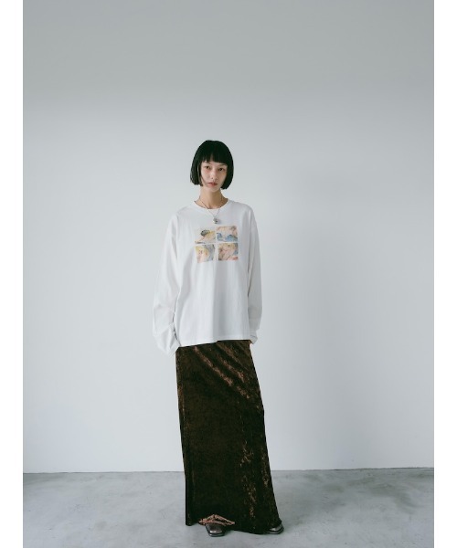 sahara tシャツ Tシャツ Graphic Long Tee/グラフィックロングT