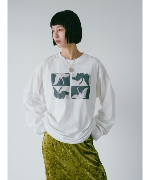 日*1様 LGB ロングTシャツ レディース0 sahara tシャツ Tシャツ Graphic Long Tee/グラフィックロングT