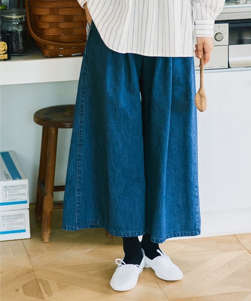 新品未使用　FRANCESCA AMAM LABELのキュロットパンツ FRANCESCA AMAM LABEL｜ギャザーパンツ - くらすこと(クラスコト