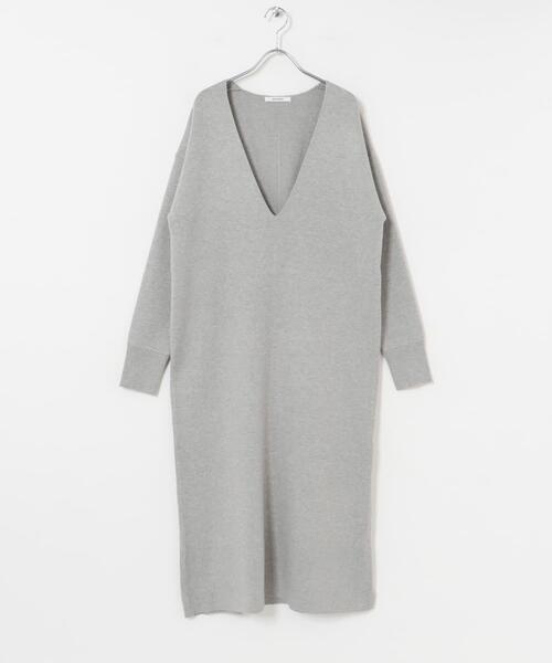 URBAN RESEARCH（アーバンリサーチ） ワンピース 深Vネックニット