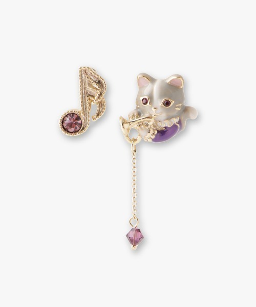 ANNA SUI（アナスイ） イヤリング 猫モチーフ イヤリング レディース