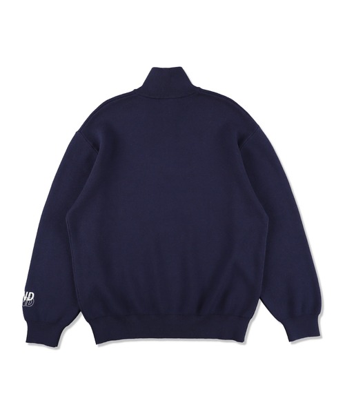 WIND AND SEA（ウィンダンシー） セーター ニット HALF ZIP COTTON 