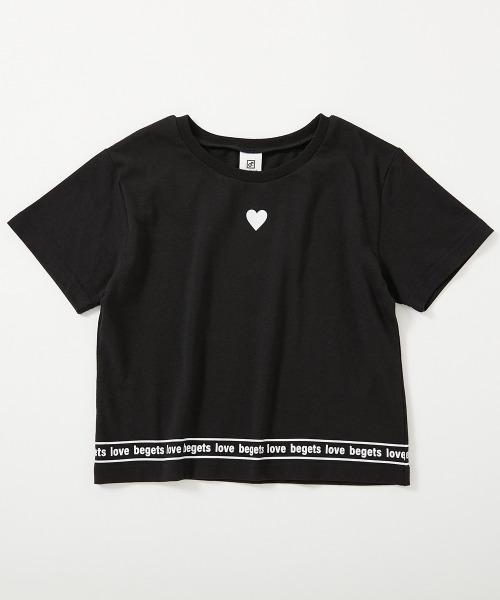 tシャツ 「DANCE」ガールズ クロップド丈 半袖Tシャツ キッズ 子供服 女の子 | devirock | 17