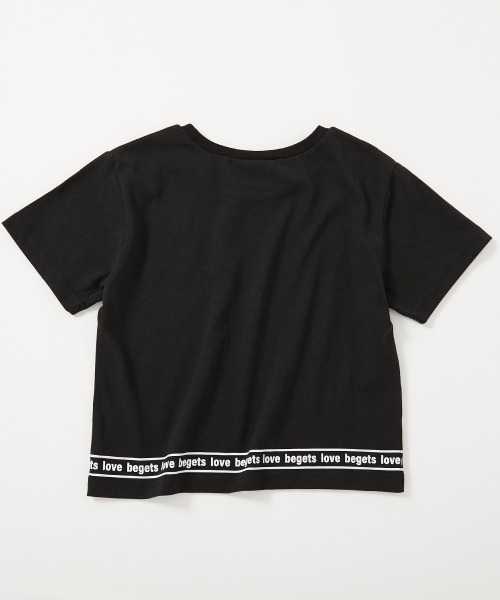 tシャツ 「DANCE」ガールズ クロップド丈 半袖Tシャツ キッズ 子供服 女の子 | devirock | 20