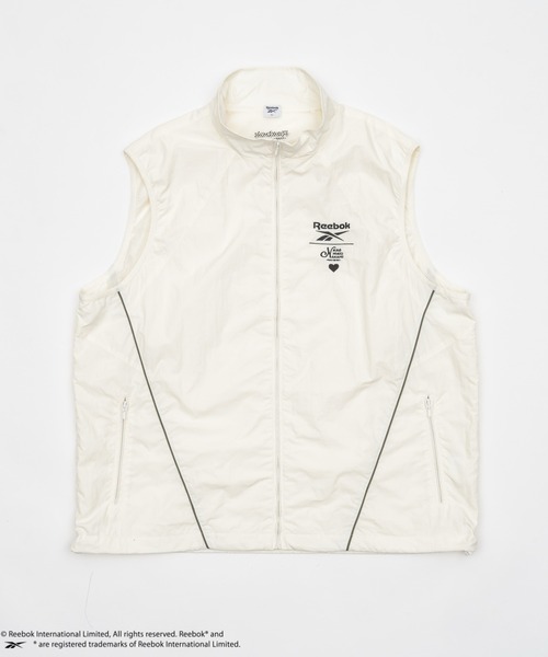 kaoyorinakami ベスト ジレ Reebok nylon vest / リーボックナイロン