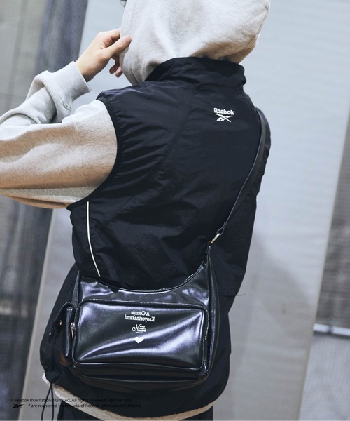kaoyorinakami ベスト ジレ Reebok nylon vest / リーボックナイロン