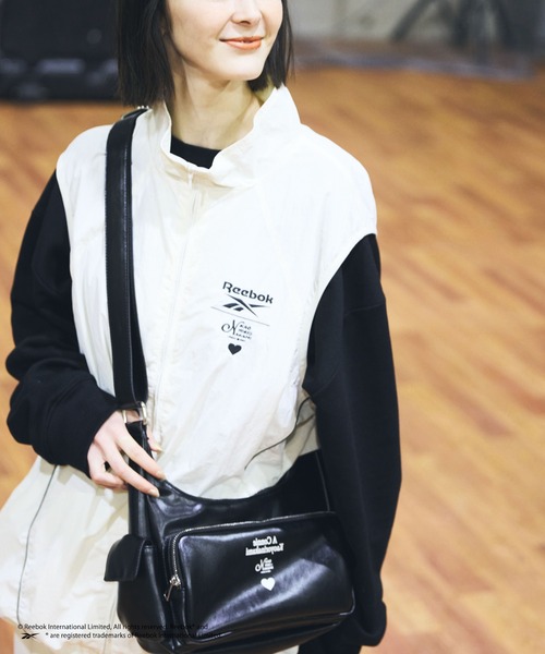 kaoyorinakami ベスト ジレ Reebok nylon vest / リーボックナイロン