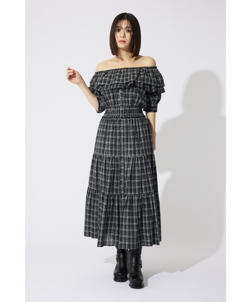 rienda（リエンダ） ブラウス シャツ 半袖 2WAYオフショルダーショート