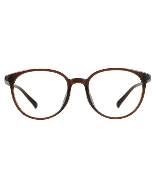 Zoff（ゾフ） サングラス uvカット ウエリントン型 クリアレンズ