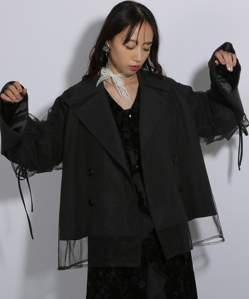 HARE ガラチュールレイヤージャケット セール】【Goshow×HARE】ガラチュールレイヤージャケット(HARE