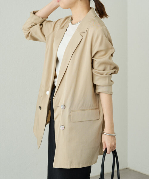 Loungedress ベスト ジレ リラックスジャケット レディース