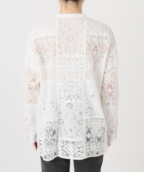 JOURNAL STANDARD relume パッチワークレースシャツ JOURNAL STANDARD relume ブラウス シャツ 「WEB限定追加