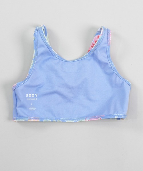 ROXY 水着 ROXY/ロキシー TROPICAL STORY CROP TOP S キッズ