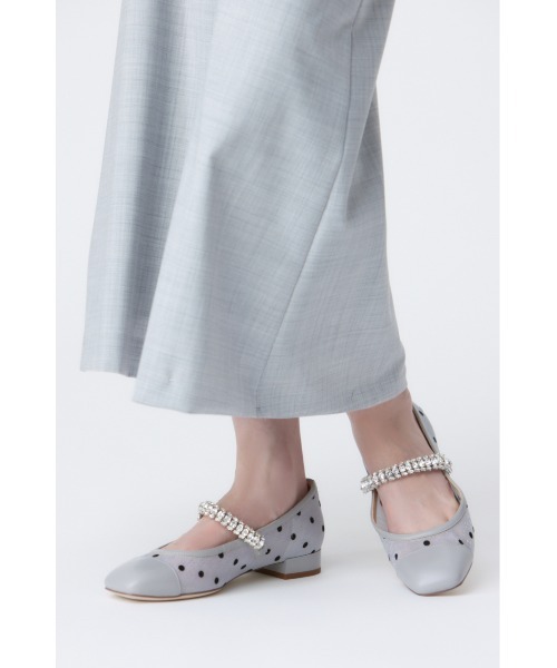 STACCATO（スタッカート） バレエシューズ パンプス ドットヌーディー