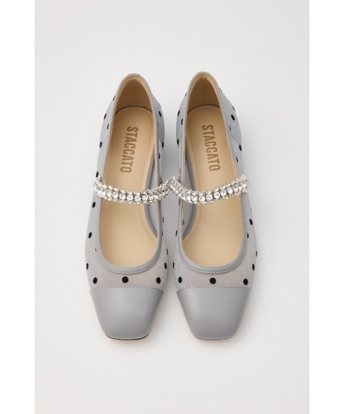 STACCATO（スタッカート） バレエシューズ パンプス ドットヌーディー